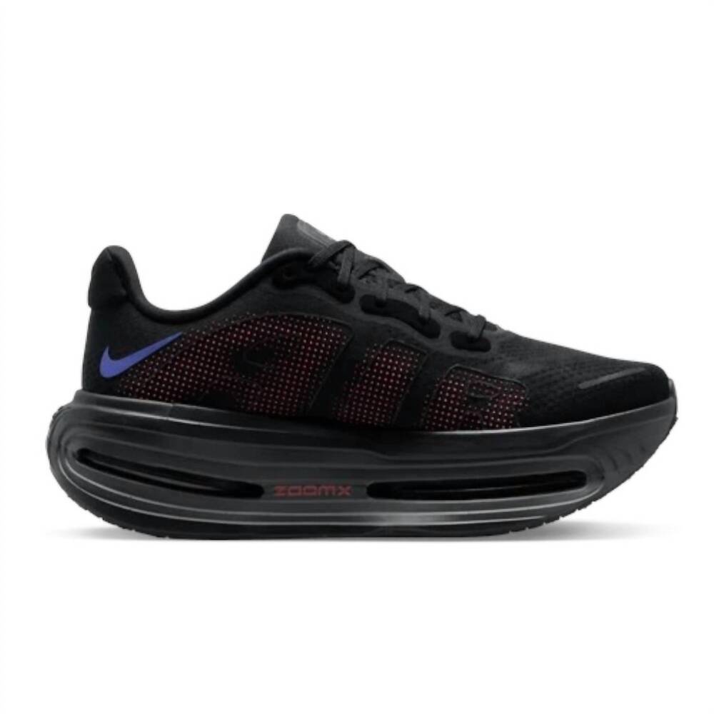 NEW NIKE women's vomero premium shoes in black/sapphire/hot lava/anthracite
